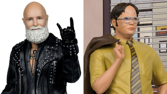 Icons Incoming: Rob Halford and Dwight Schrute Join McFarlane Toys!