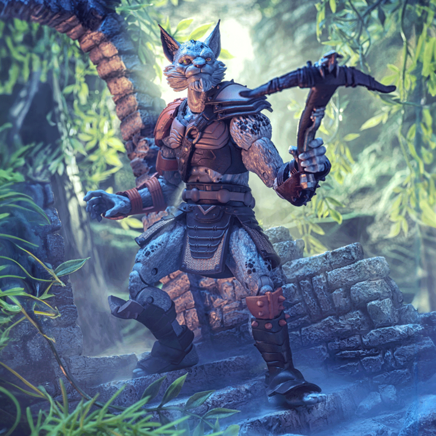 Animal Warriors of The Kingdom Primal Collection Lexion Action Figure