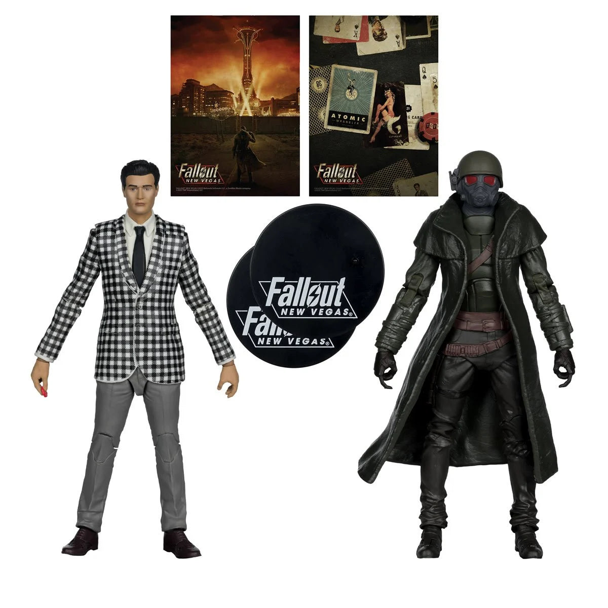 Fallout New Vegas Riot Ranger Armor and Benny 7-Inch Scale Action Figure 2-Pack - Exclusive