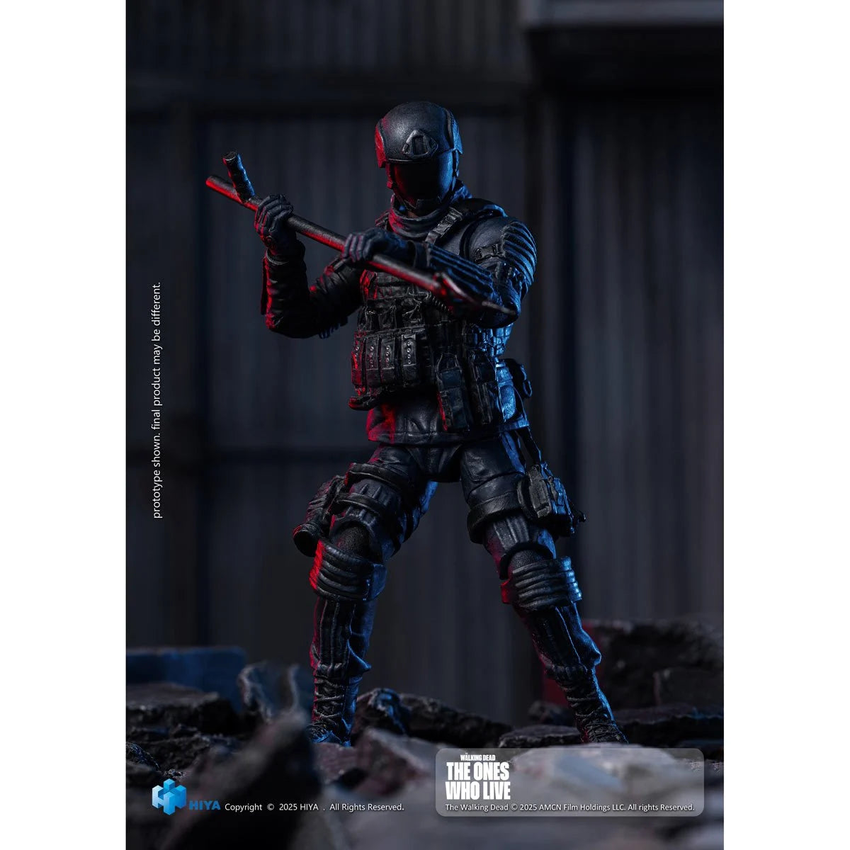 The Walking Dead The Ones Who Lived CRM Soldier Exquisite Mini Series 1:18 Scale Action Figure