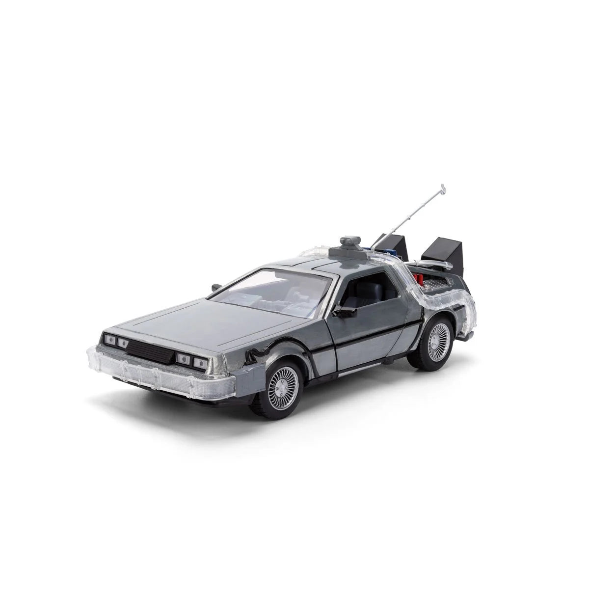 Hollywood Rides Back to the Future Time Machine 40th Anniversary 1:24 Scale Die-Cast Metal Vehicle