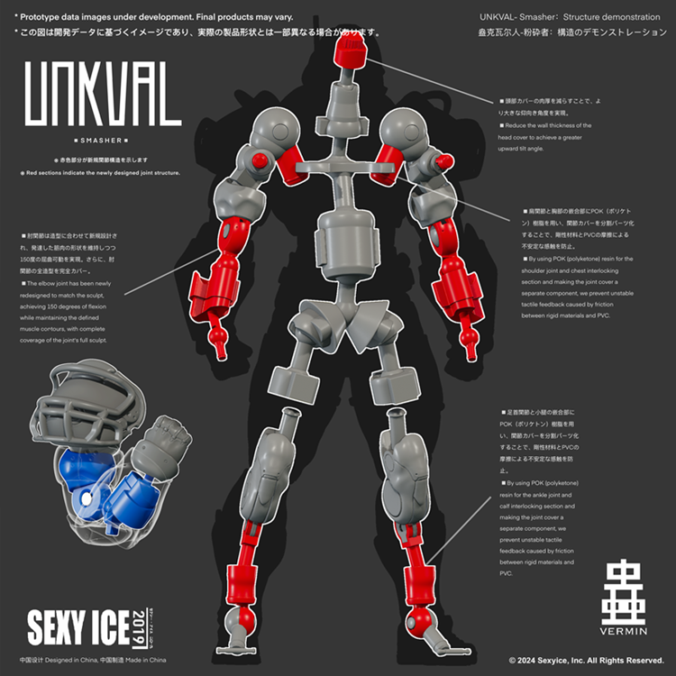 Vermin Series: Unkval Assault Type-1 Smasher 1/12 Scale Action Figure