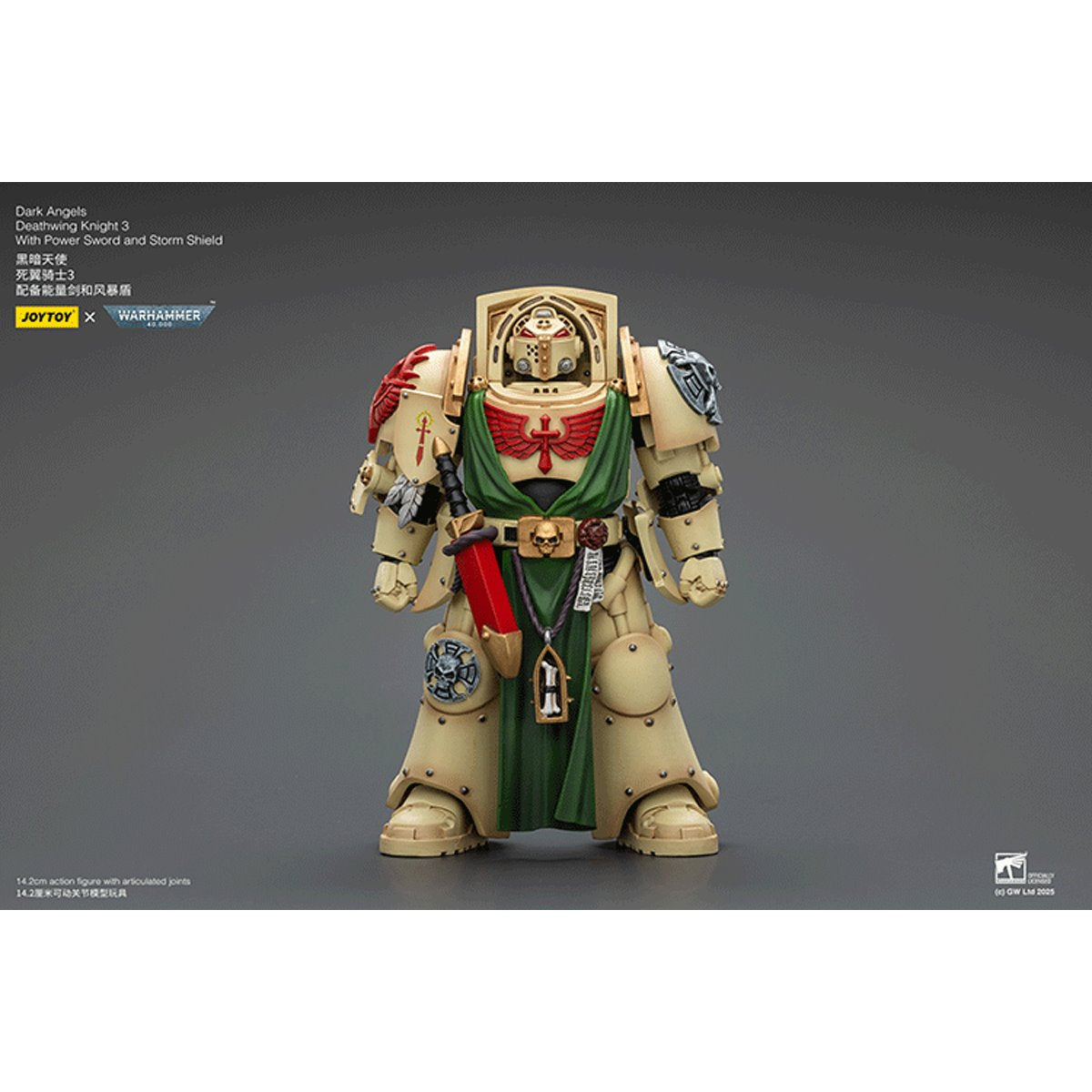 Warhammer 40,000 Dark Angels Deathwing Knight 3 1:18 Scale Action Figure