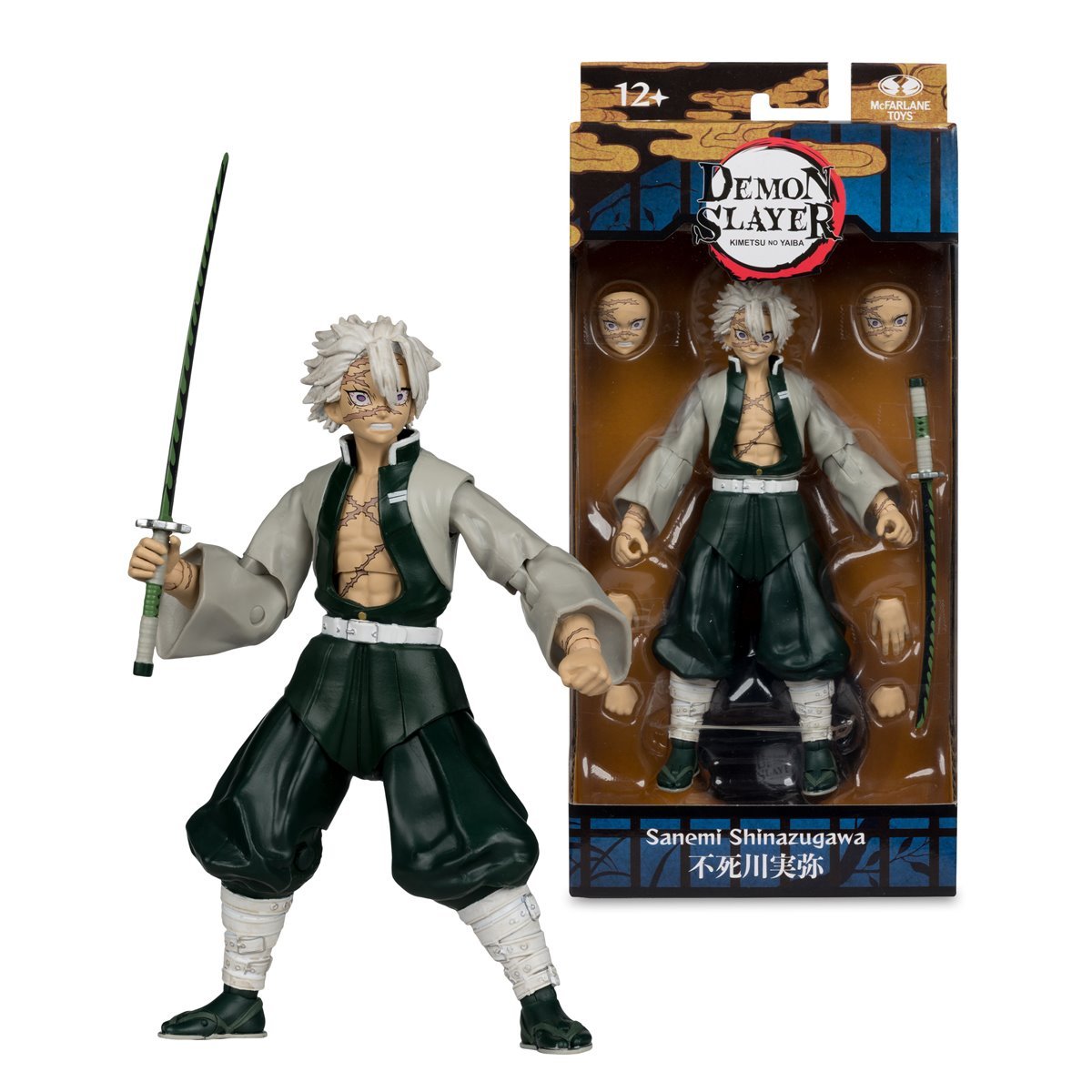 Demon Slayer Wave 7 Sanemi Shinazugawa Season 3 7-Inch Scale Action Figure
