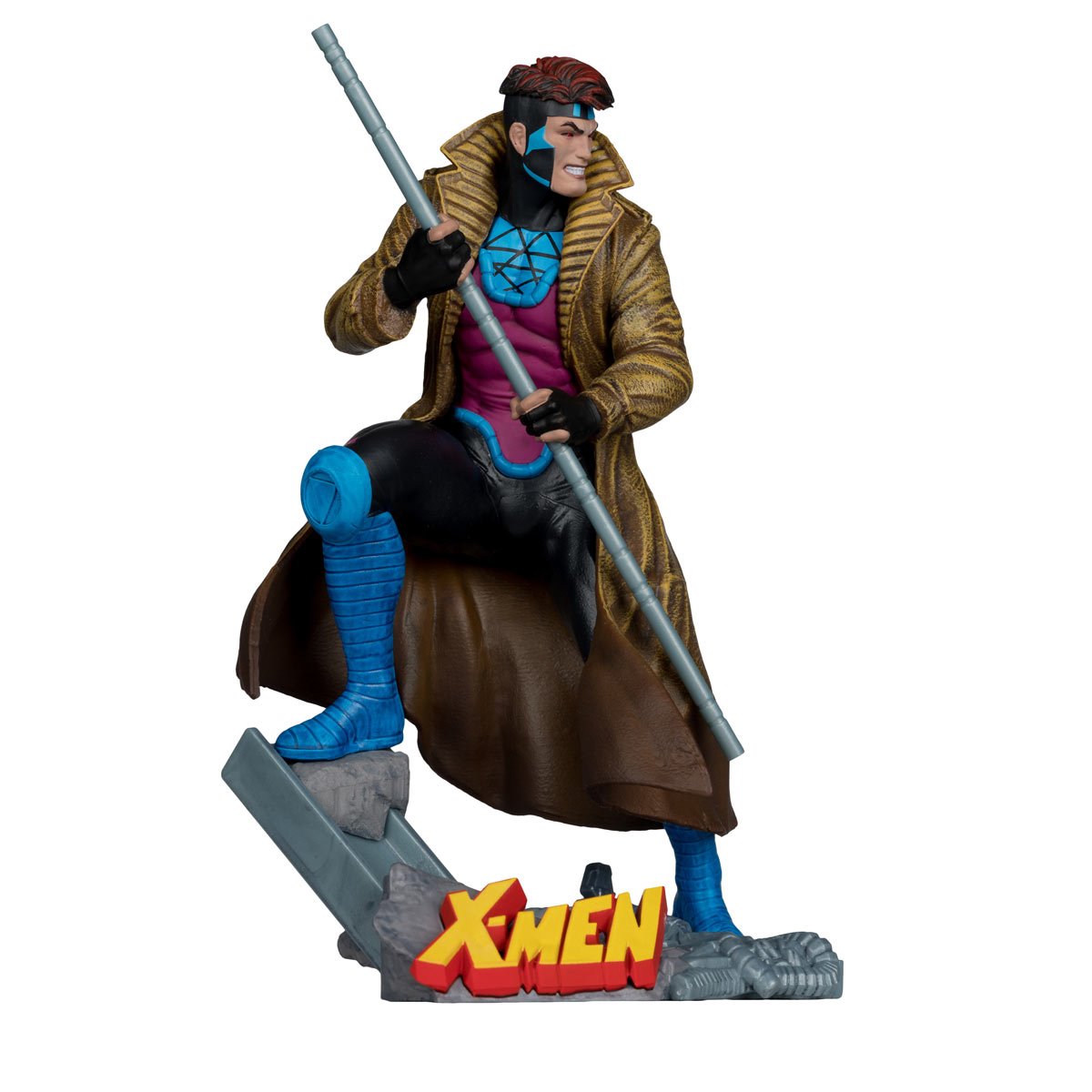 Marvel Collection Wave 6 Gambit X-Men #1 1:10 Scale Posed Figure with Scene