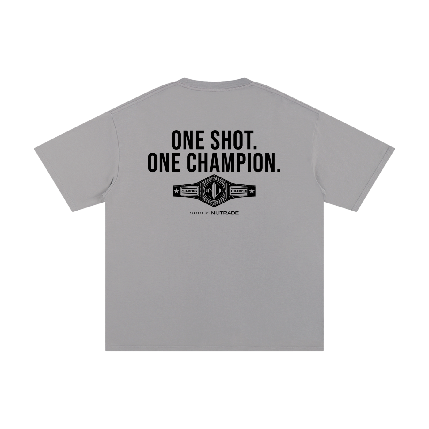 The Brawl - Unisex Loose Fit Pure Cotton T-Shirt Grey