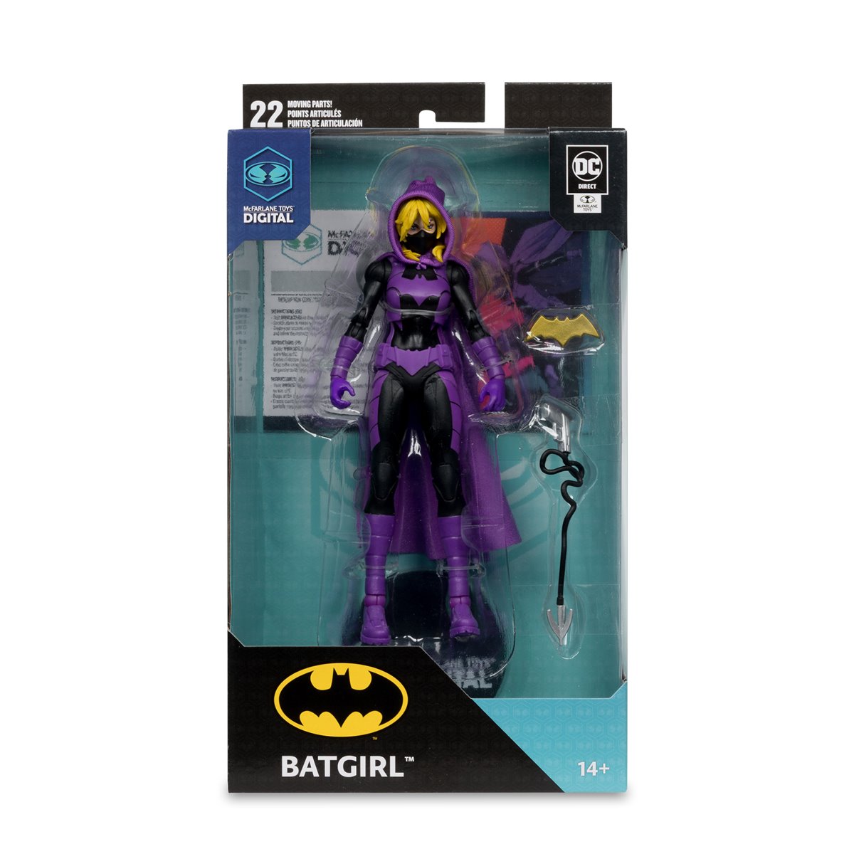 DC Direct Wave 5 Batgirl Stephanie Brown 7-Inch Scale Action Figure with Digital Collectible