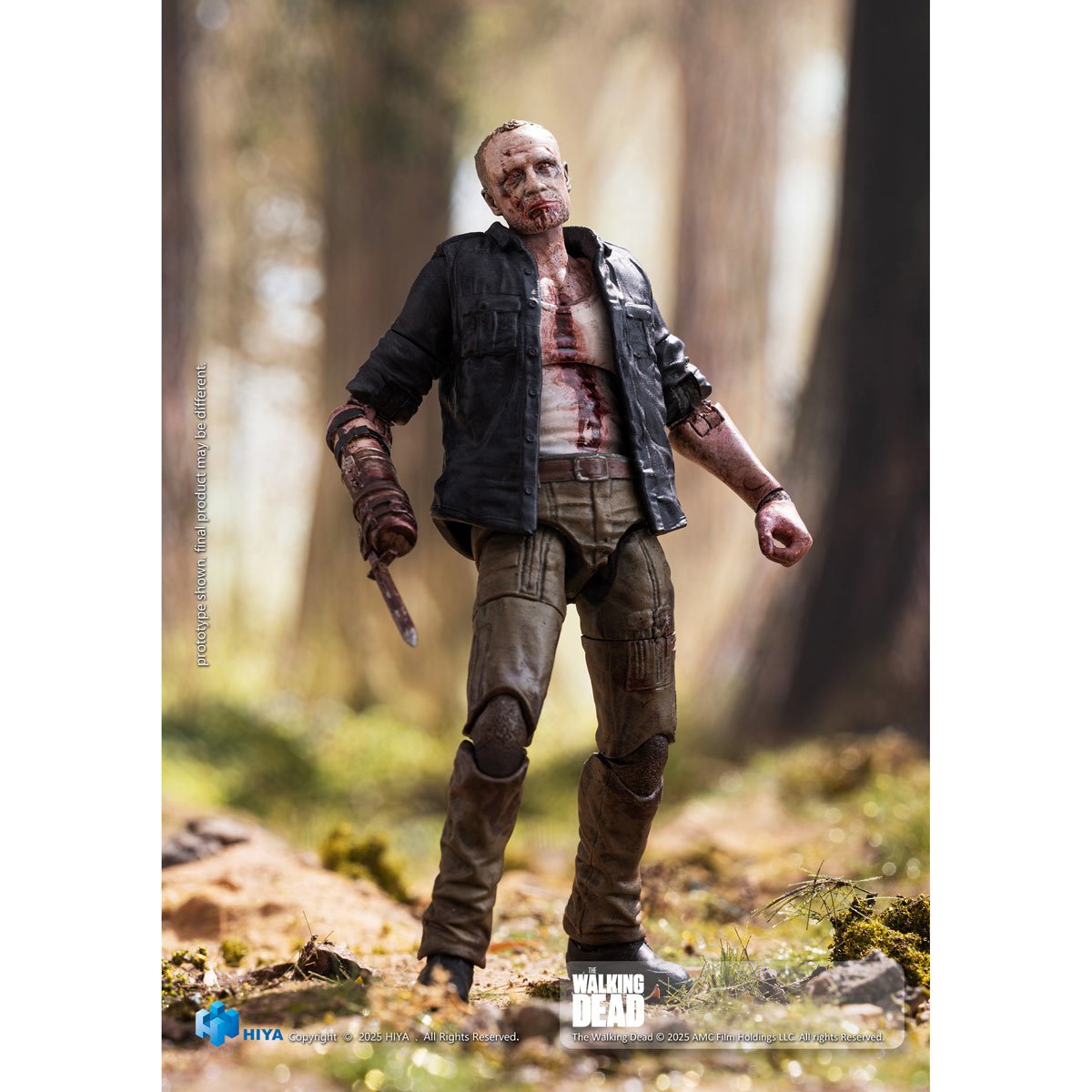 The Walking Dead Merle Walker Version Exquisite Mini Series 1:18 Scale Action Figure