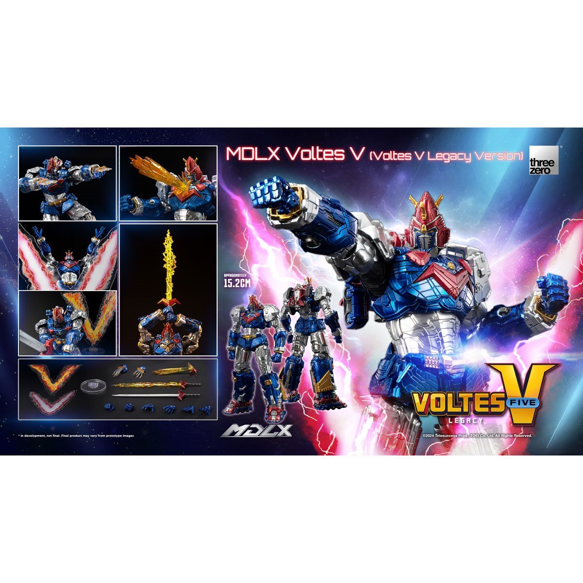 Voltes V: Legacy Version MDLX Action Figure