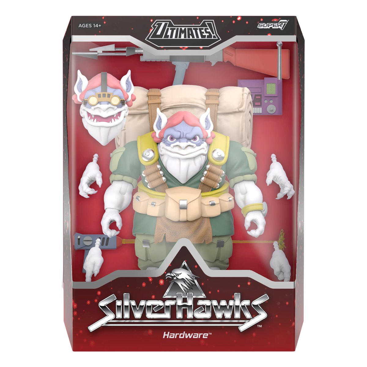 SilverHawks Ultimates Hardware (Toon) 7-Inch Action Figure