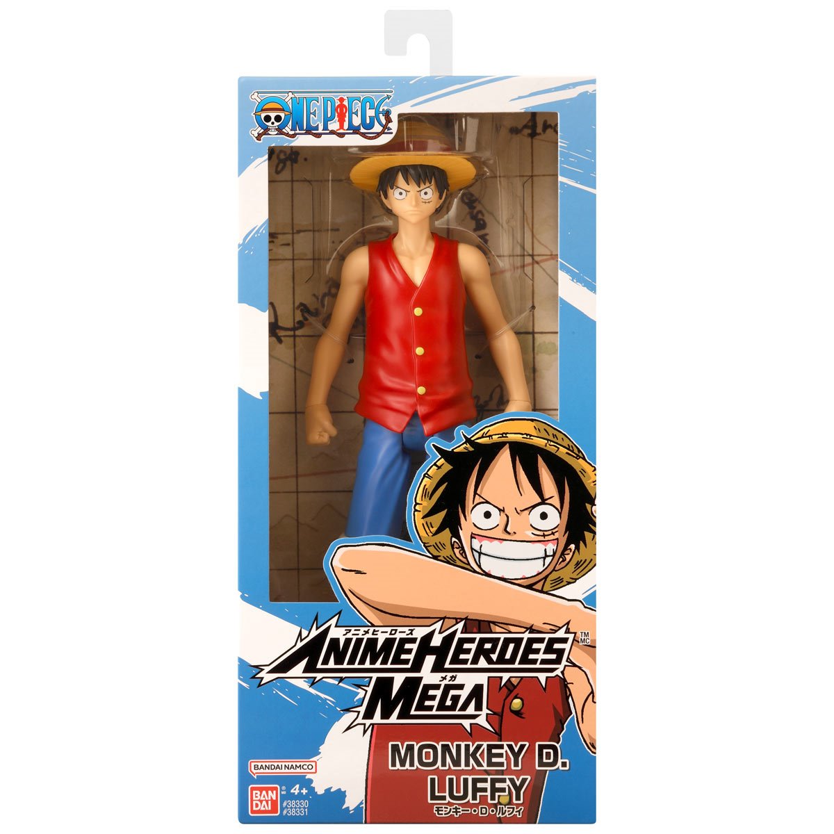 One Piece Anime Heroes Mega Monkey D. Luffy 12-Inch Scale Action Figure