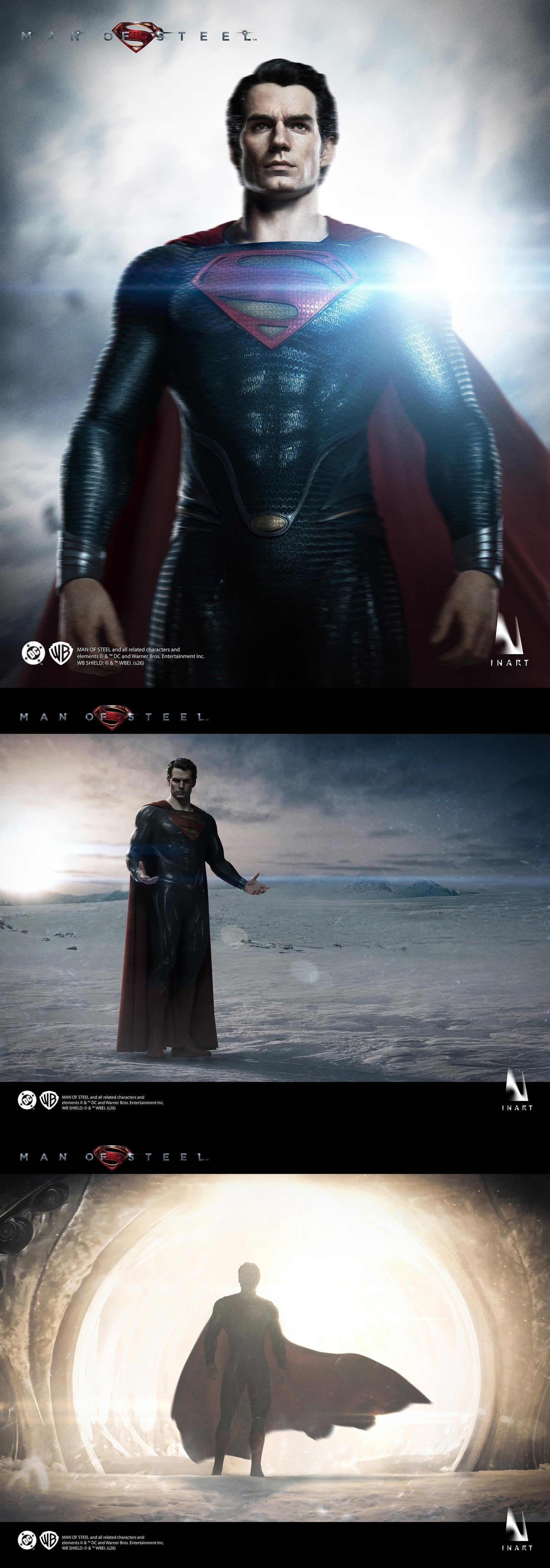 INART Man of Steel - Superman 1/6 Collectible Figure