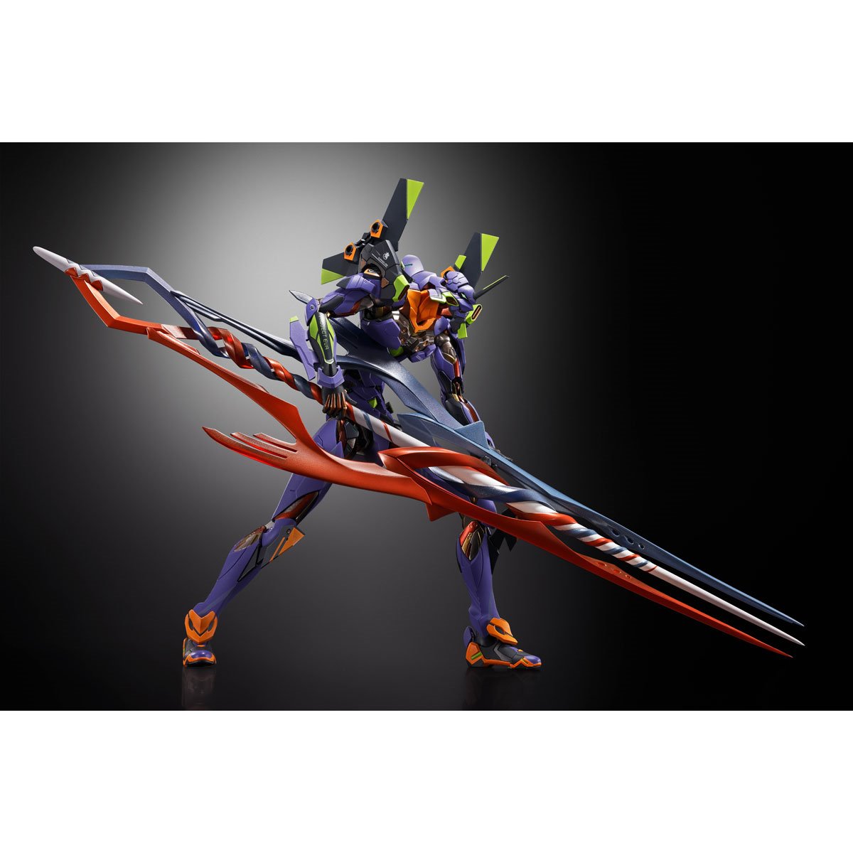 Evangelion Test Type-01 30th Anniversary with Spear Gaius Metal Build Action Figure