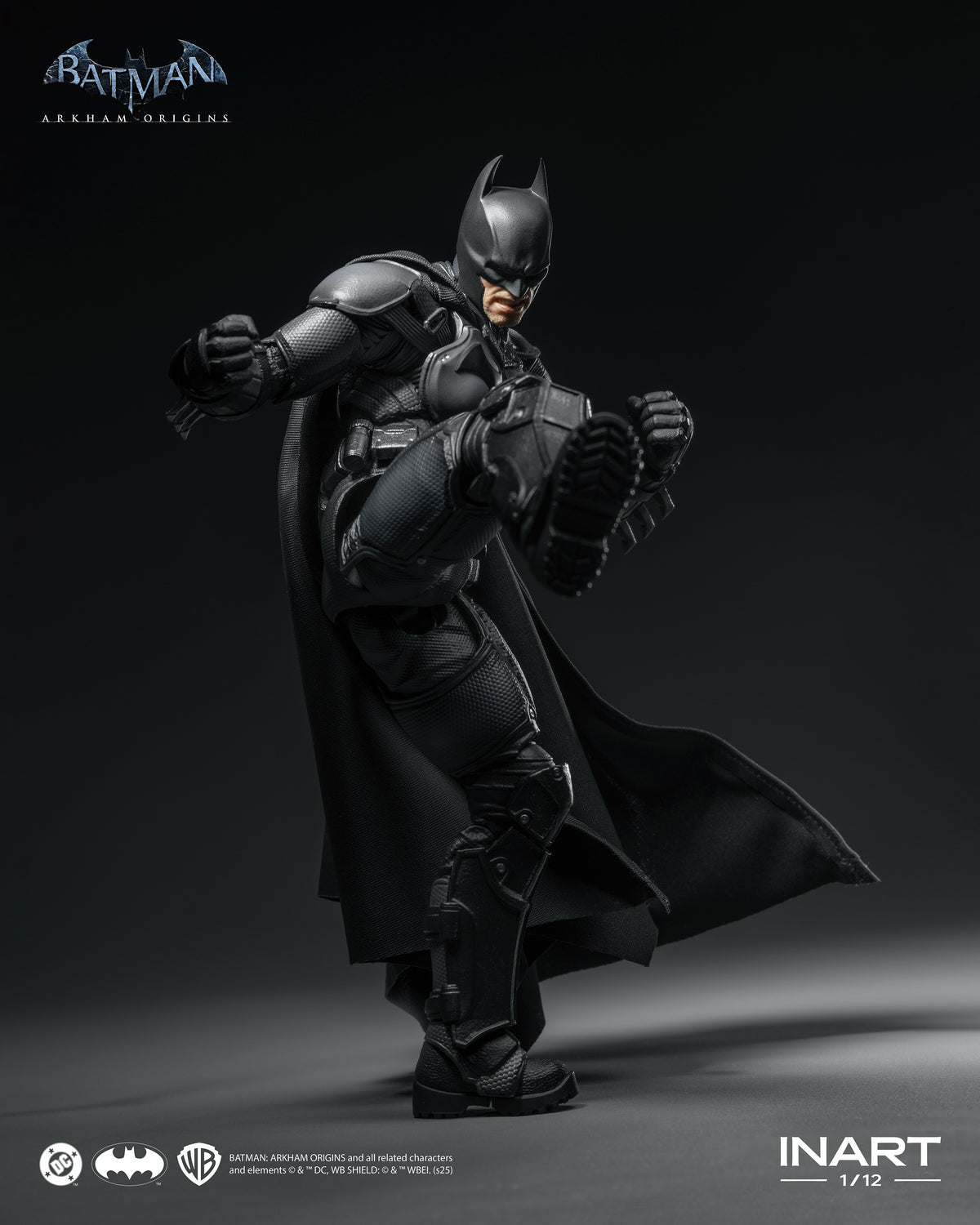 INART Arkham Origins Batman 1/12 Action Figure