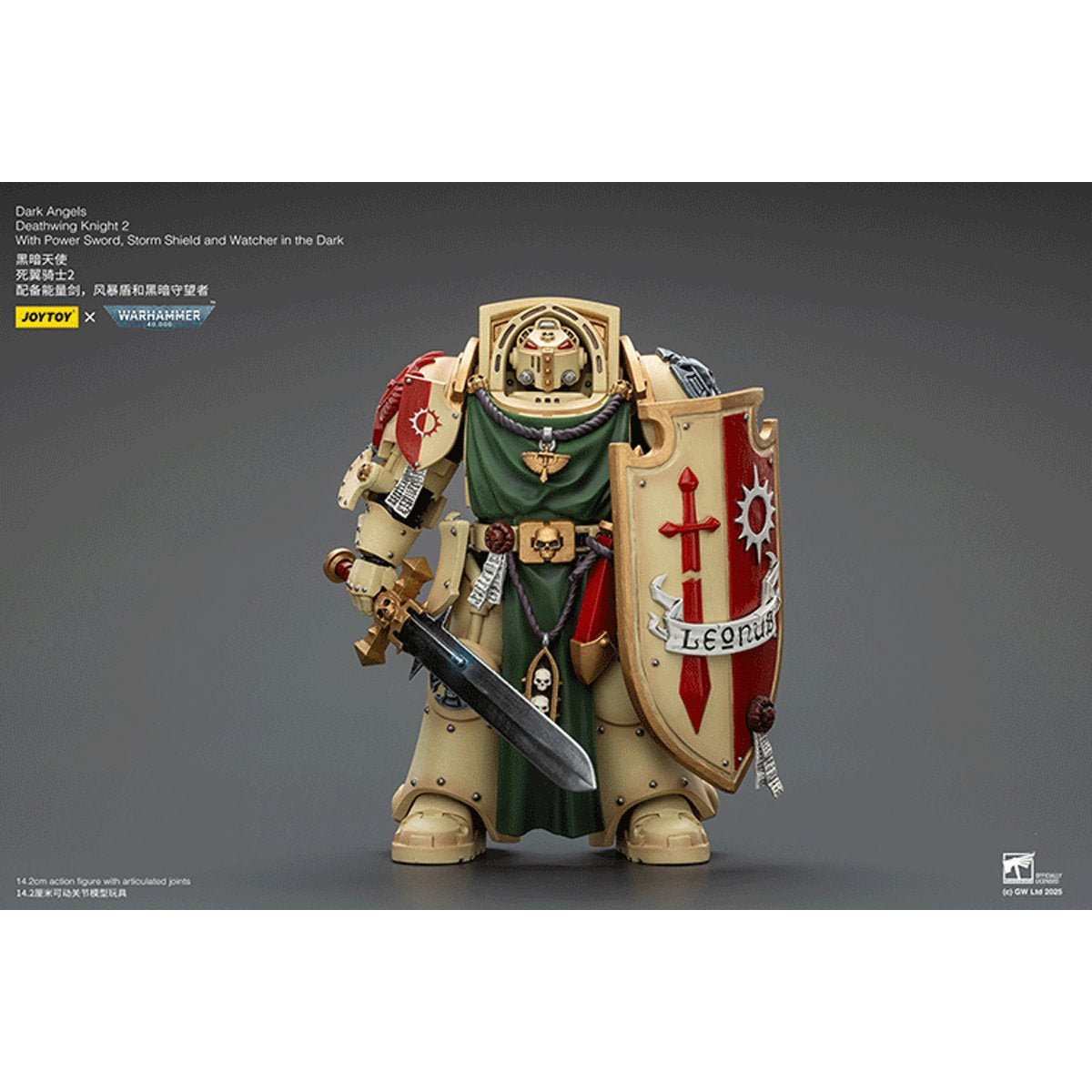 Warhammer 40,000 Dark Angels Deathwing Knight 2 1:18 Scale Action Figure