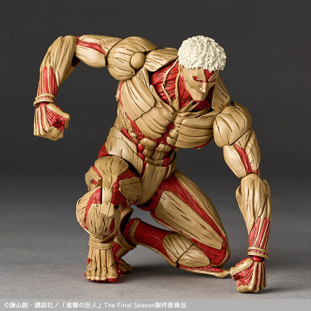 Attack on Titan Armored Titan (Reiner Braun) Revoltech Amazing Yamaguchi Action Figure (Reissue)