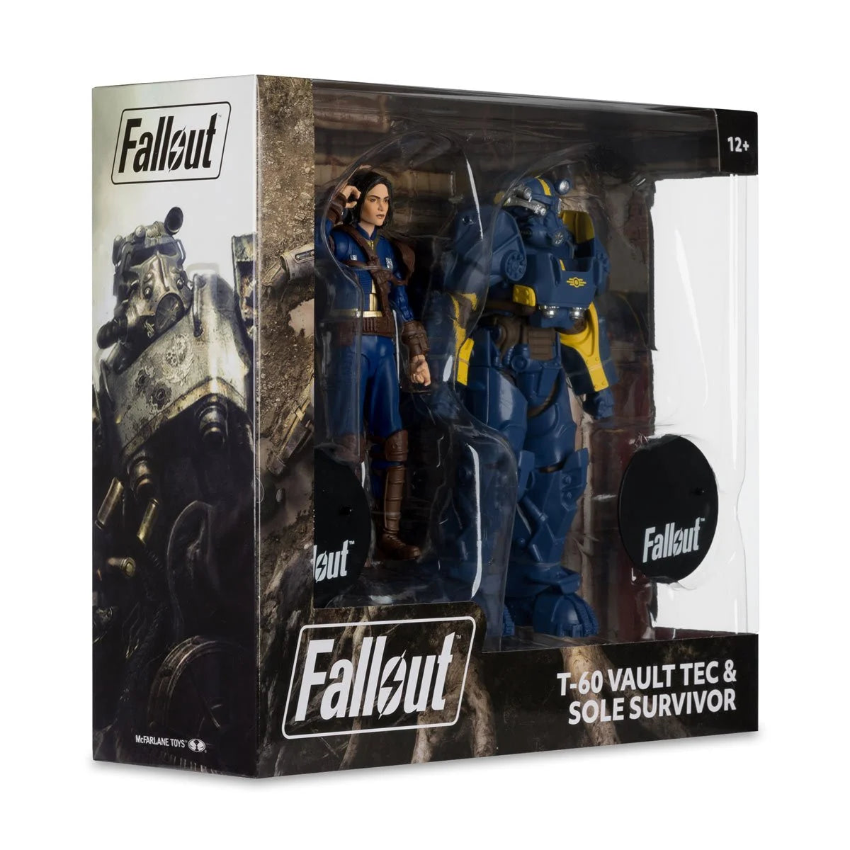 Fallout 4 T-60 Vault Tec and Sole Survivor 7-Inch Scale Action Figure 2-Pack - Exclusive