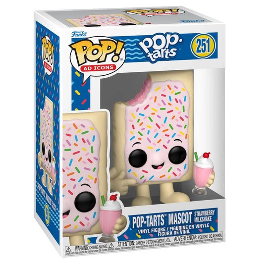 Pop! Ad Icons: Pop! Tarts Mascot Strawberry Milkshake