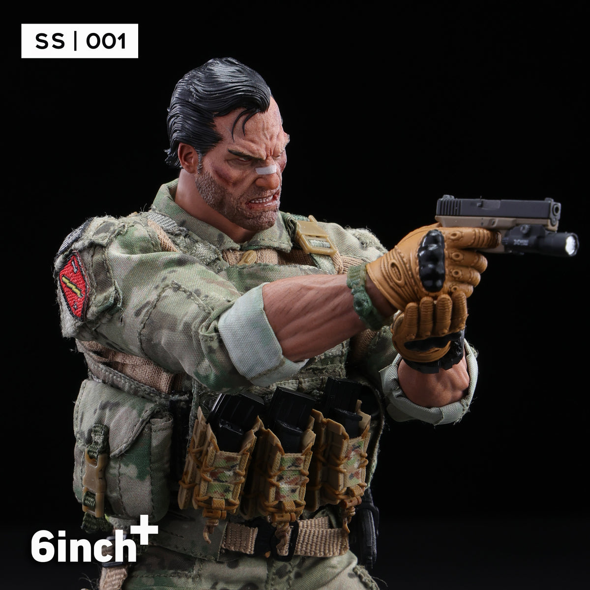 6Inch+ The Sanctioner SS001 1/12 Action Figure