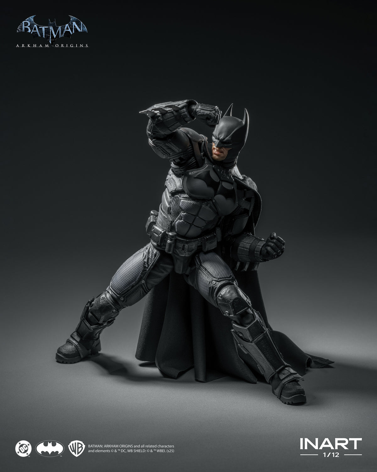 INART Arkham Origins Batman 1/12 Action Figure