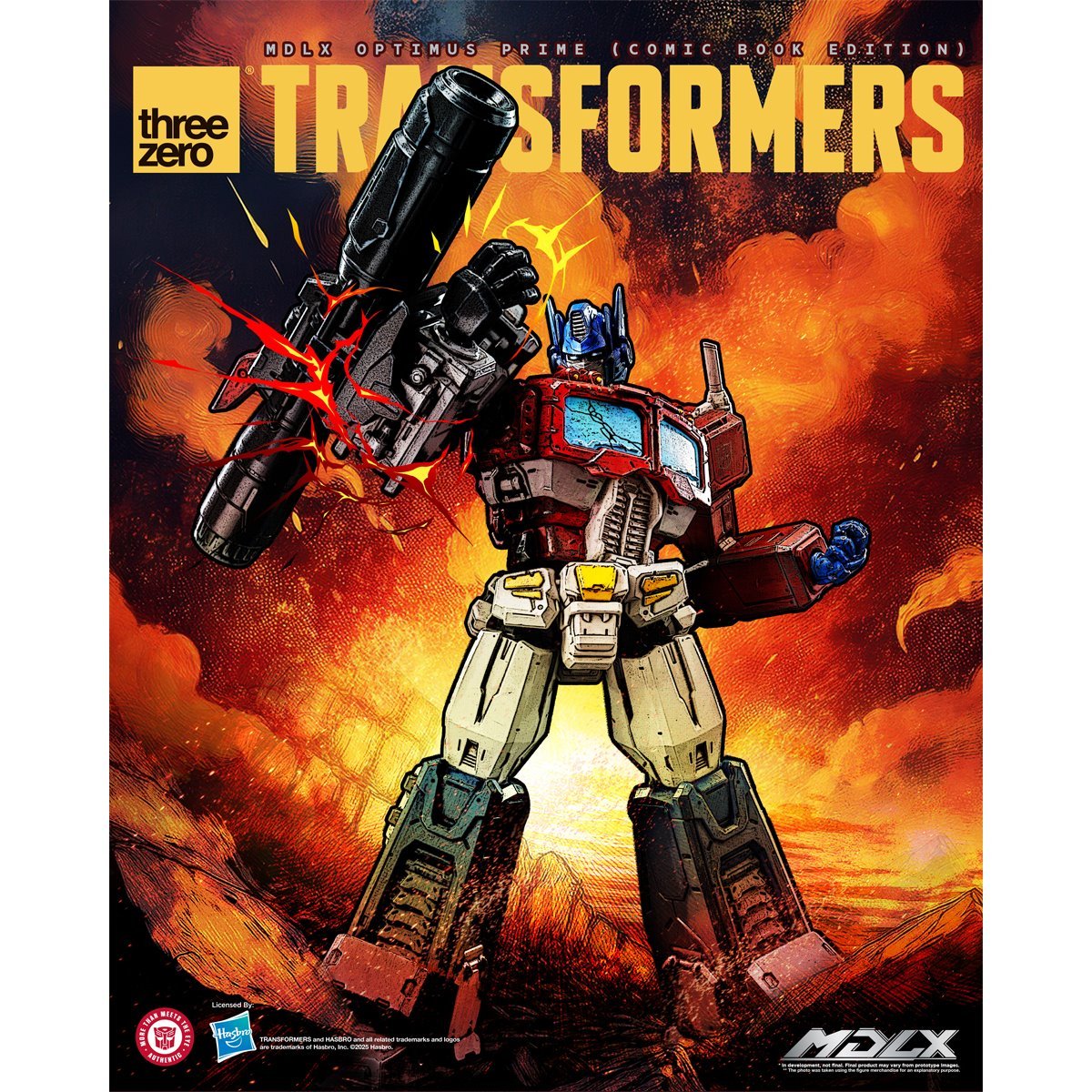 Transformers Optimus Prime Comic Book Edition MDLX Action Figure