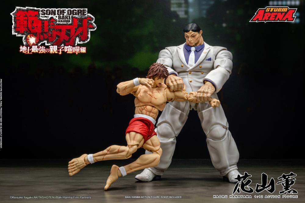Baki Hanma: Son of Ogre Storm Arena Kaoru Hanayama 1/12 Scale Action Figure