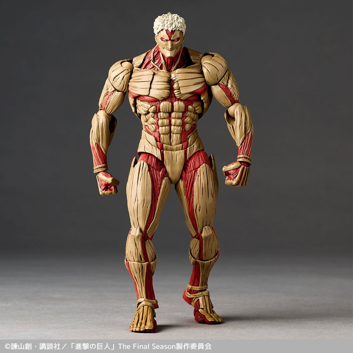 Attack on Titan Armored Titan (Reiner Braun) Revoltech Amazing Yamaguchi Action Figure (Reissue)