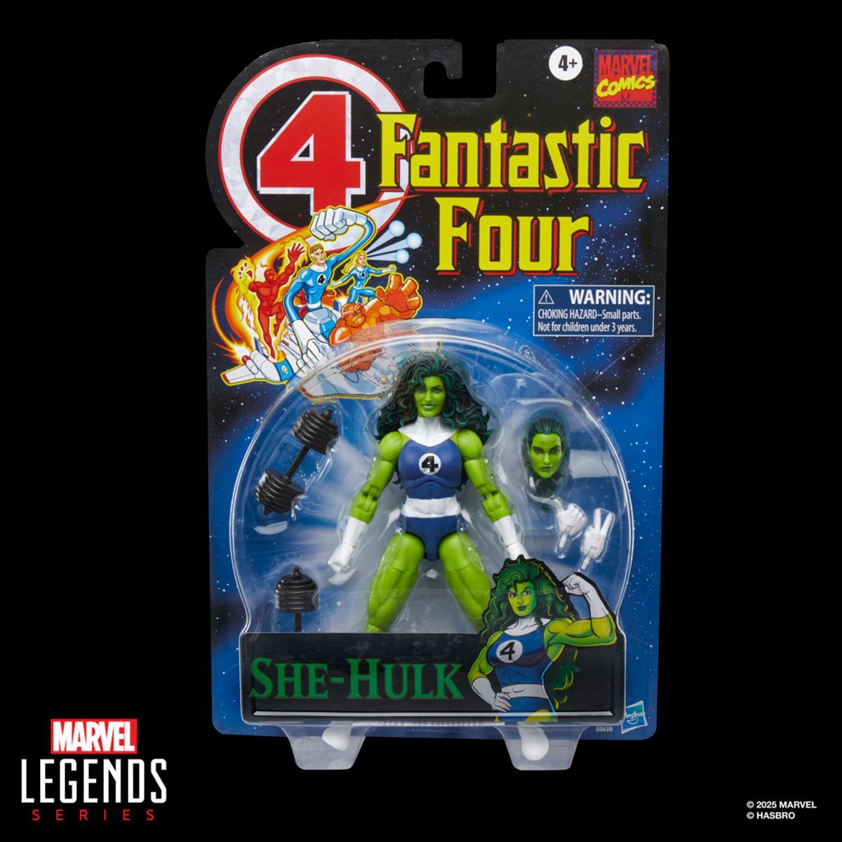 Marvel Legends Series Fantastic Four Retro She-Hulk 6-Inch Action Figure