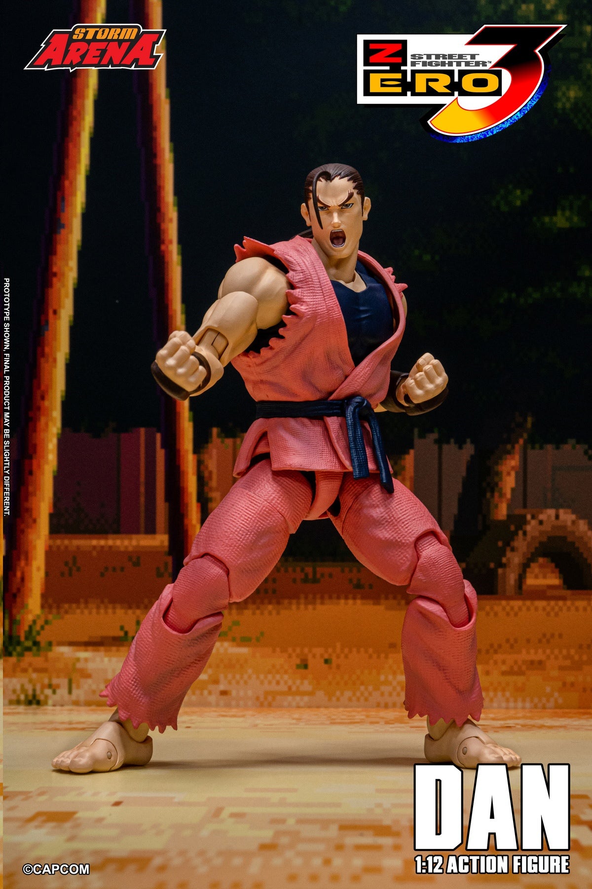 Street Fighter Alpha 3 Storm Arena Dan 1/12 Scale Action Figure