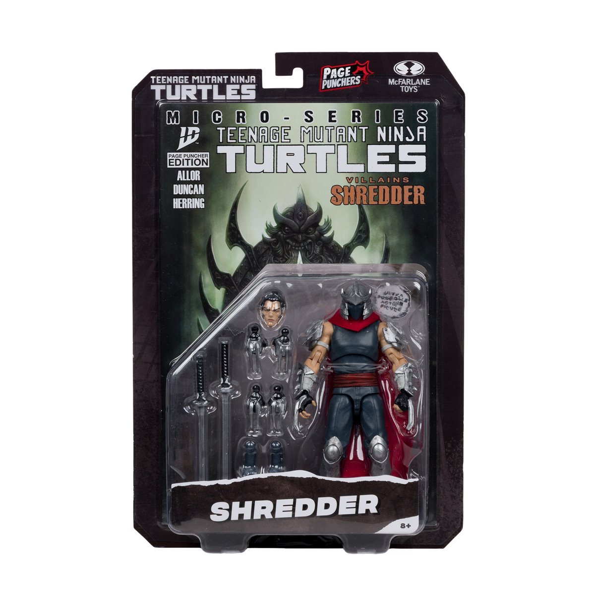 Teenage Mutant Ninja Turtles Page Punchers Shredder 5-Inch Scale Action Figure with Comic