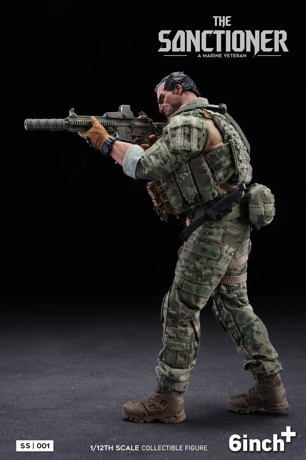 6Inch+ The Sanctioner SS001 1/12 Action Figure