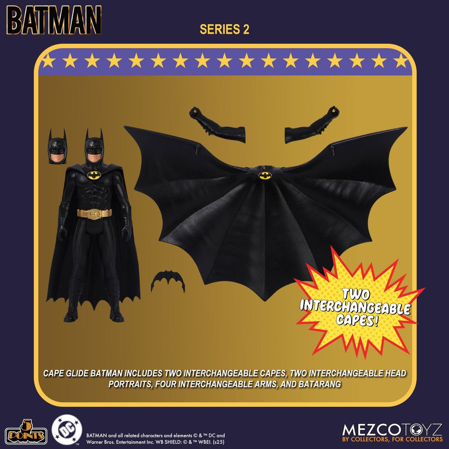 Batman 1989 5 Points Series 2 Action Figure Set of 3