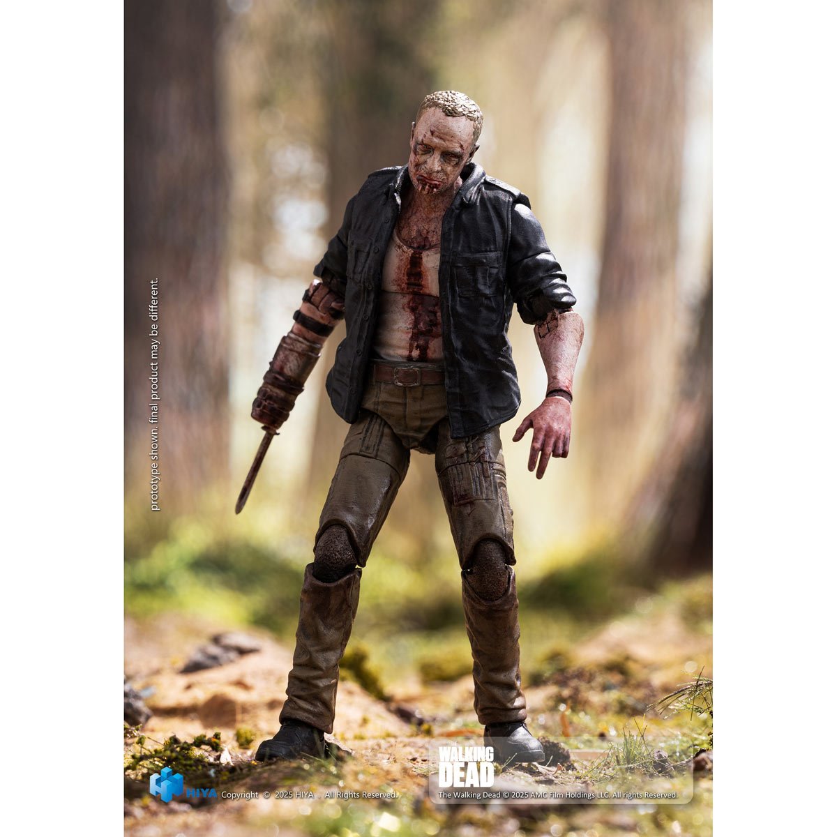 The Walking Dead Merle Walker Version Exquisite Mini Series 1:18 Scale Action Figure