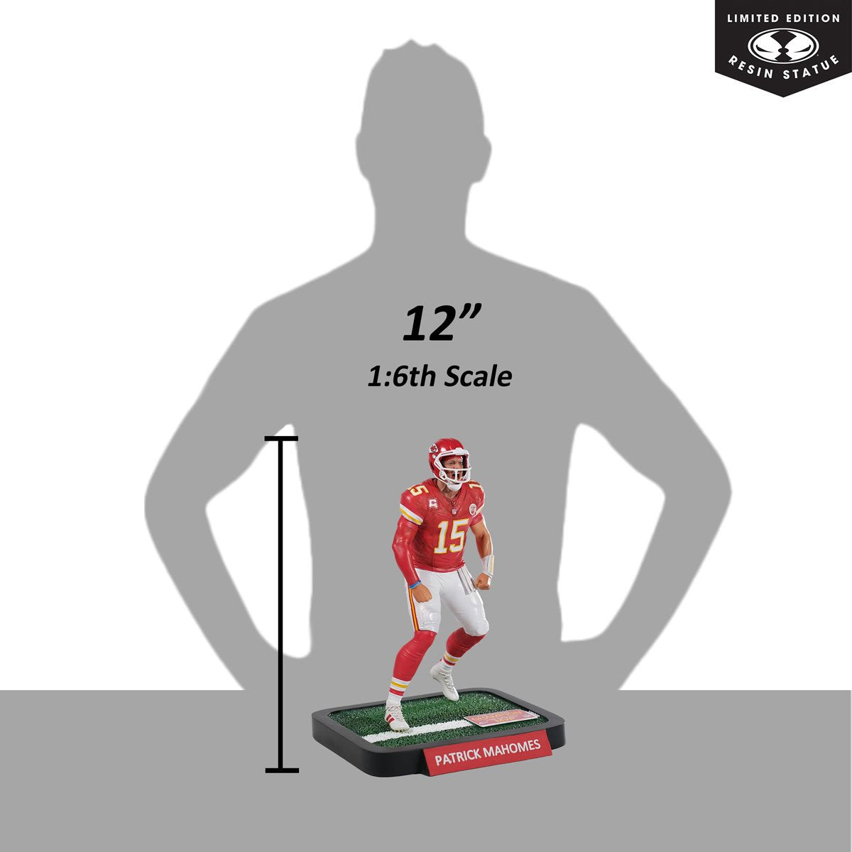 NFL Patrick Mahomes Kansas City Chiefs 1:6 Scale Resin Statue