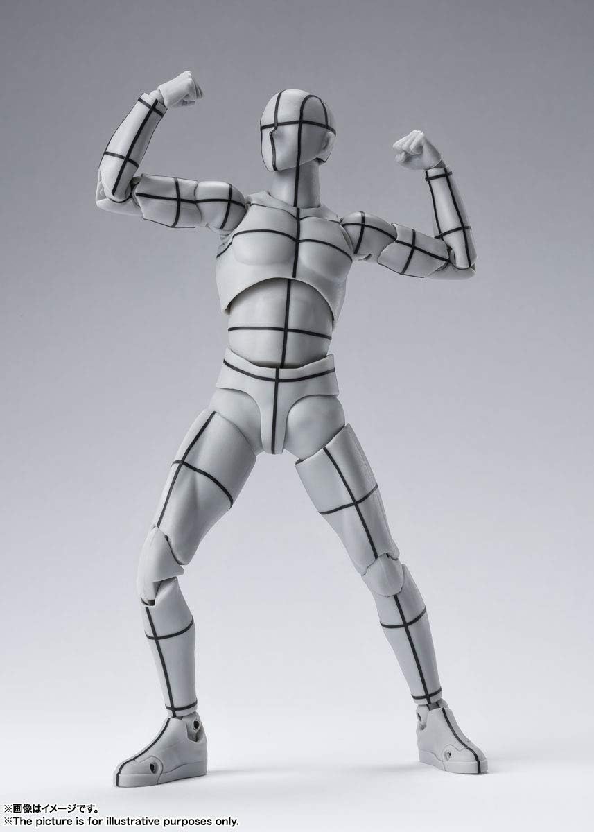 Body-kun Sports Edition Wire Frame Gray Color Version S.H.Figuarts Action Figure