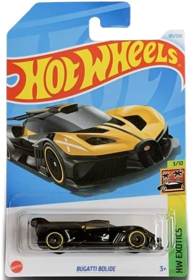 Hot Wheels Bugatti Bolide Yellow/Black – Premium Diecast Car