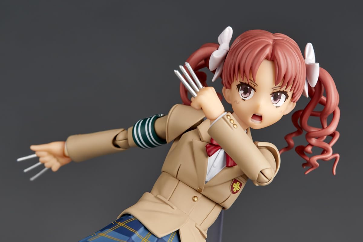 A Certain Scientific Railgun Kuroko Shirai Winter Version Revoltech Amazing Yamaguchi Action Figure