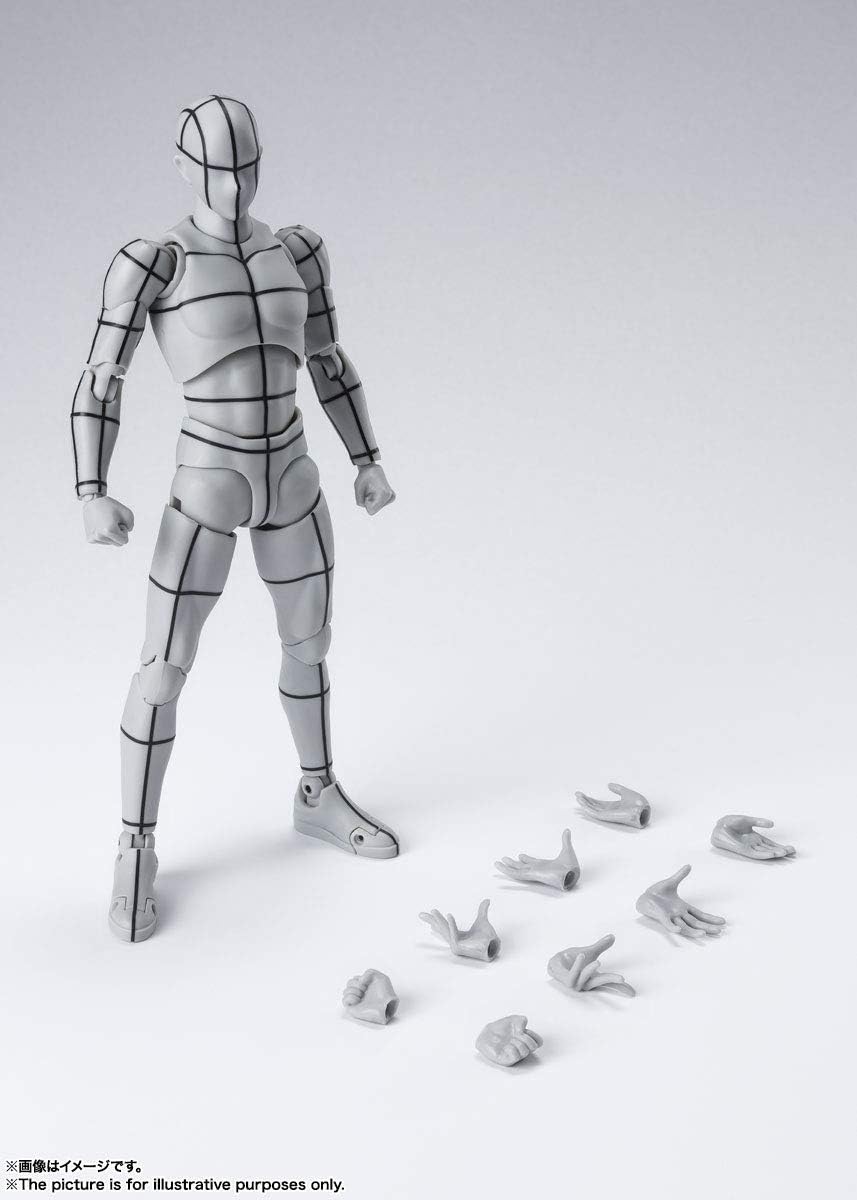 Body-kun Sports Edition Wire Frame Gray Color Version S.H.Figuarts Action Figure