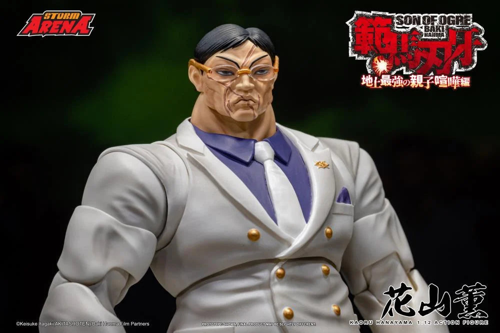 Baki Hanma: Son of Ogre Storm Arena Kaoru Hanayama 1/12 Scale Action Figure