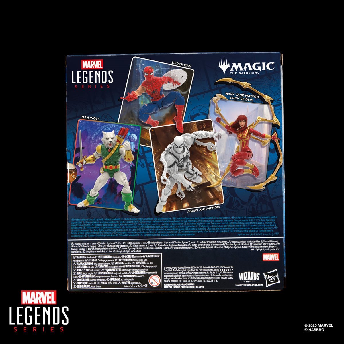 Spider-Man Marvel Legends Magic: The Gathering Agent Anti-Venom 6-Inch Action Figure and Card