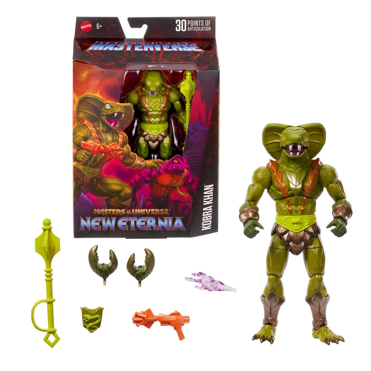 Masters of the Universe Masterverse New Eternia Kobra Khan Action Figure