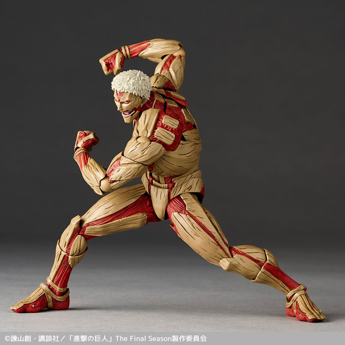 Attack on Titan Armored Titan (Reiner Braun) Revoltech Amazing Yamaguchi Action Figure (Reissue)