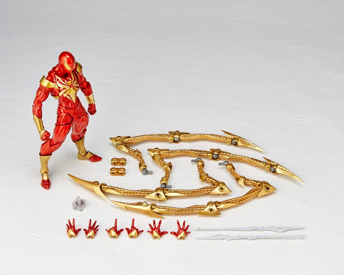 Marvel Iron Spider Revoltech Amazing Yamaguchi Action Figure