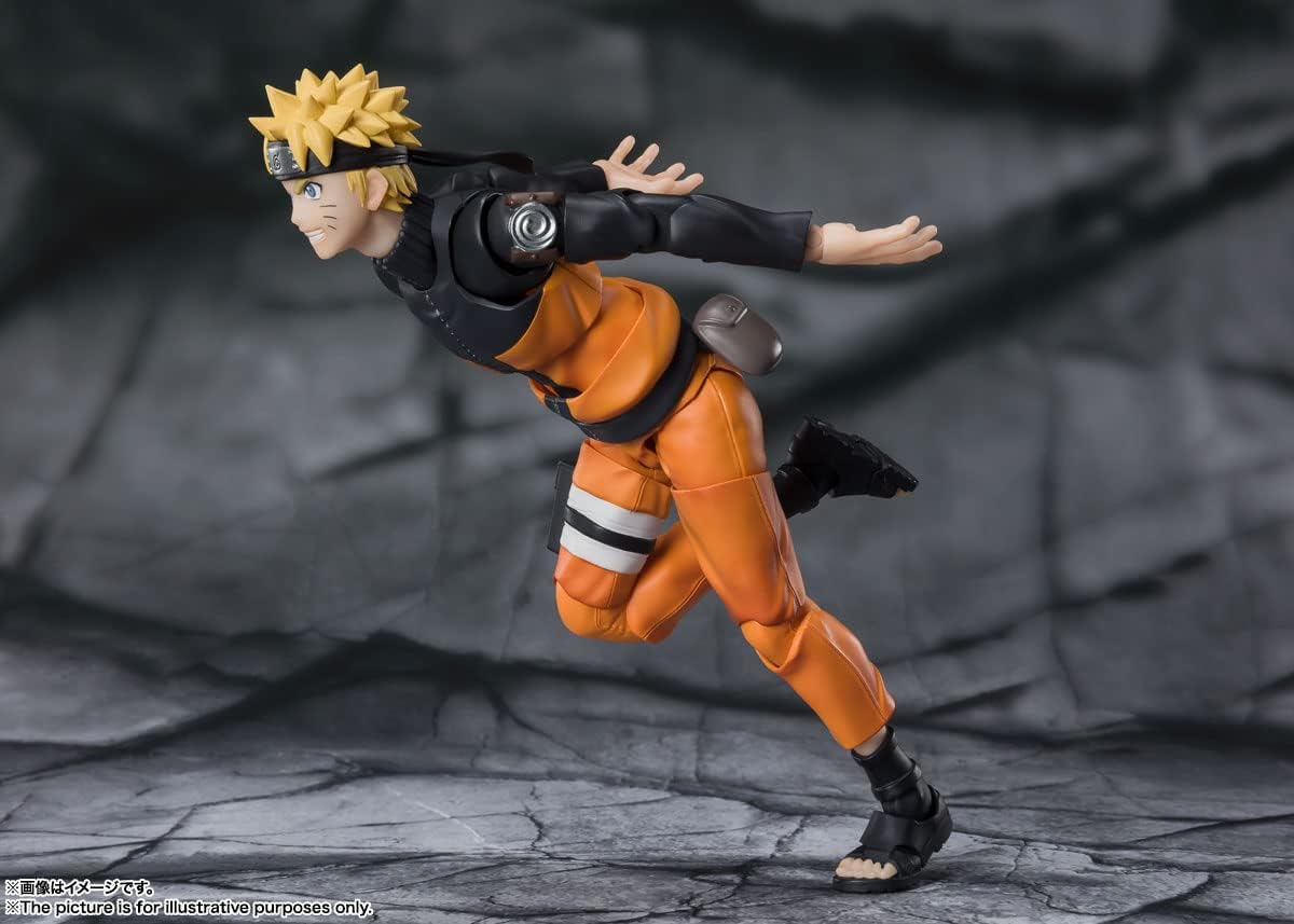TAMASHII NATIONS - Naruto Shippuden - Naruto Uzumaki -The Jinchuriki Entrusted with Hope, Bandai Spirits S.H.Figuarts Action Figure