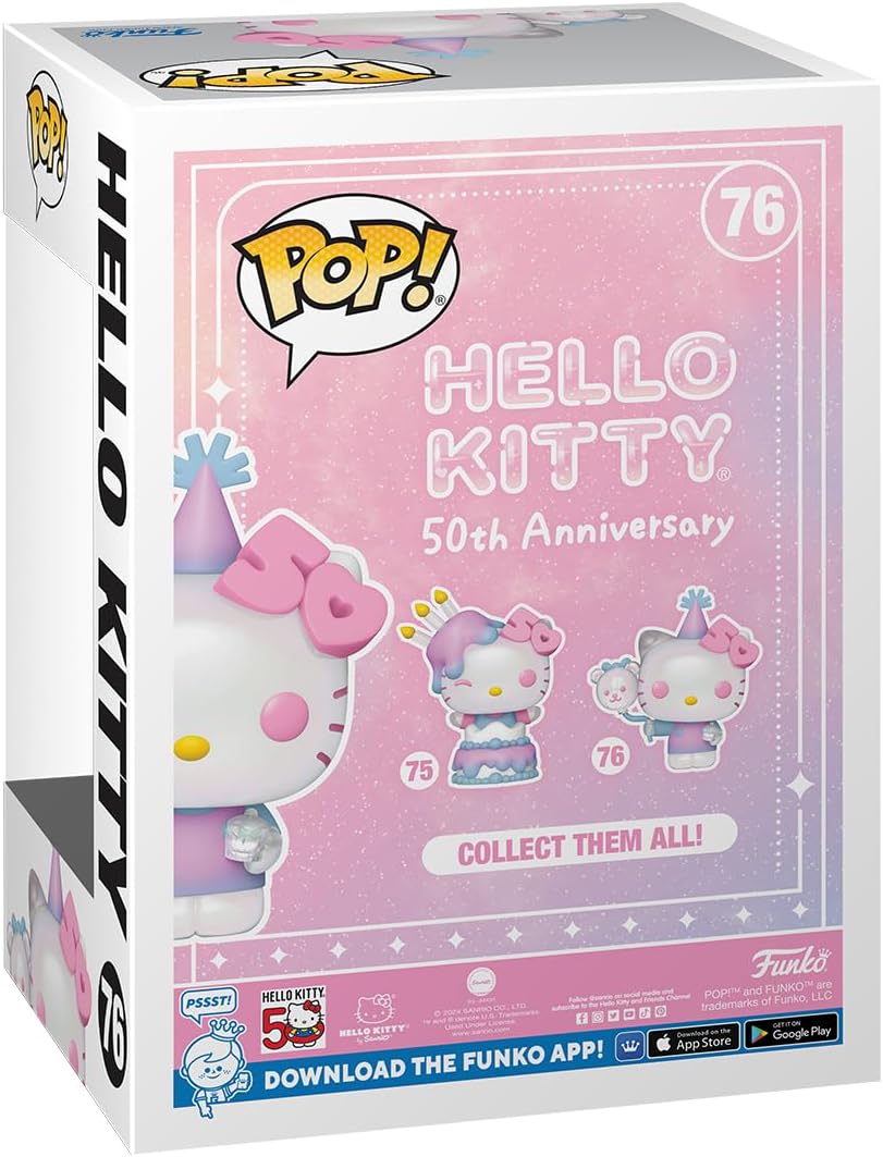 Pop! Sanrio: Hello Kitty 50th Anniversary - Hello Kitty with Balloons