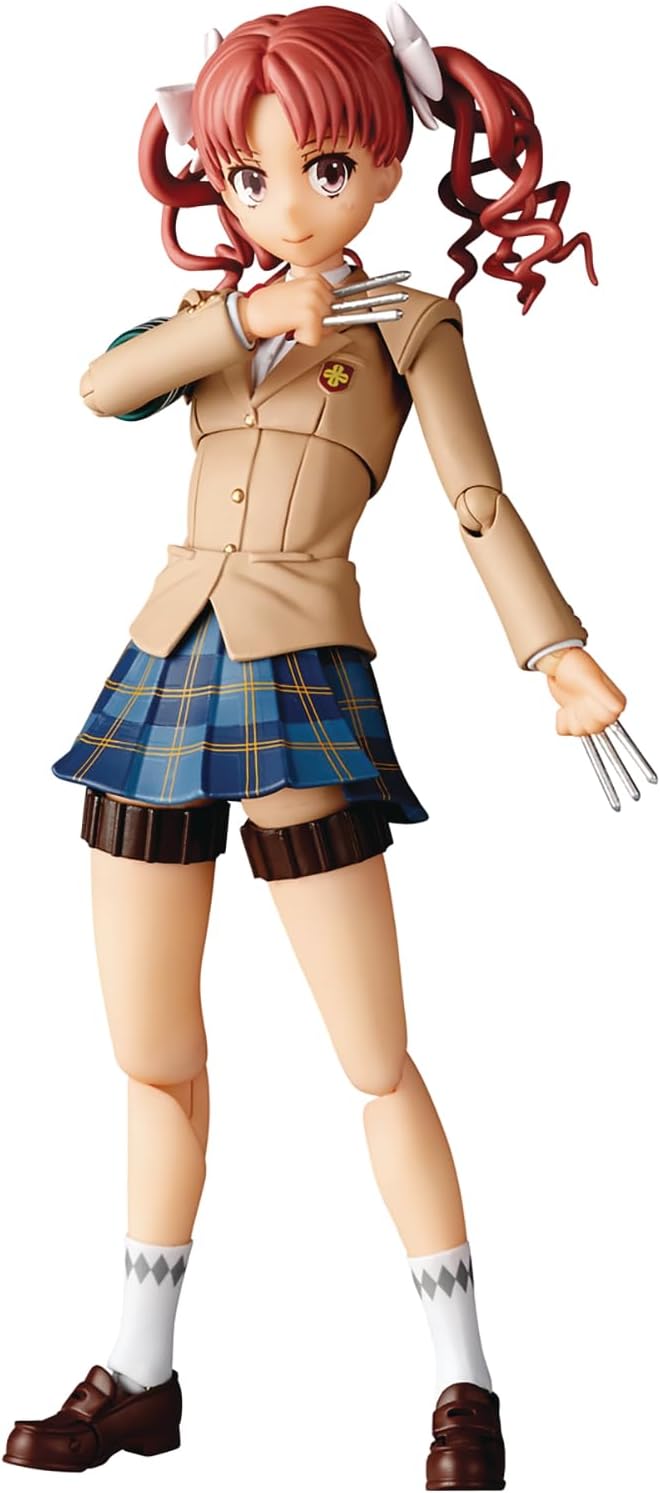 A Certain Scientific Railgun Kuroko Shirai Winter Version Revoltech Amazing Yamaguchi Action Figure