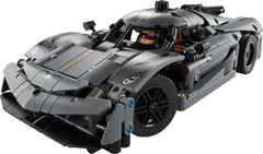 LEGO Technic Koenigsegg Jesko Absolut Grey Hypercar, Sports Car Building Toy Set