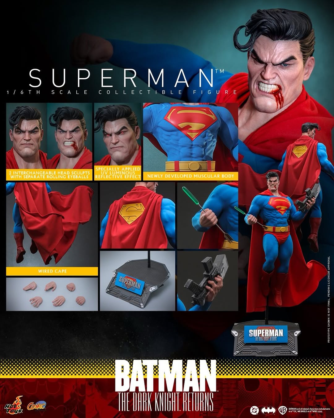 Batman: The Dark Knight Returns Superman 1/6th Scale Collectible Figure