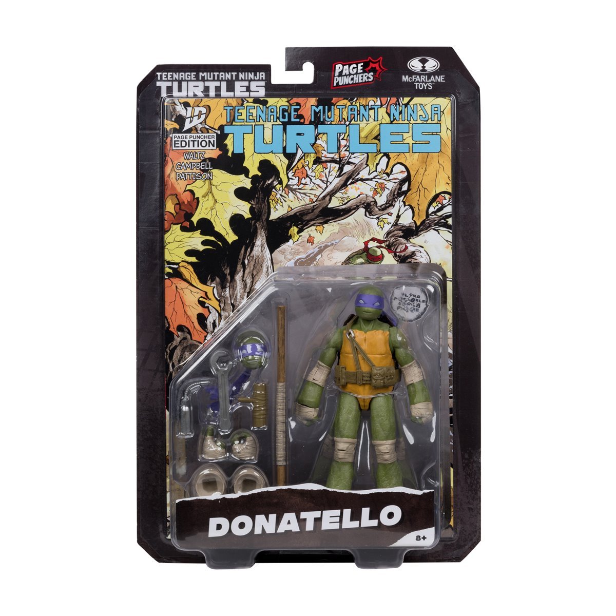 Teenage Mutant Ninja Turtles Page Punchers Donatello 5-Inch Scale Action Figure with Comic