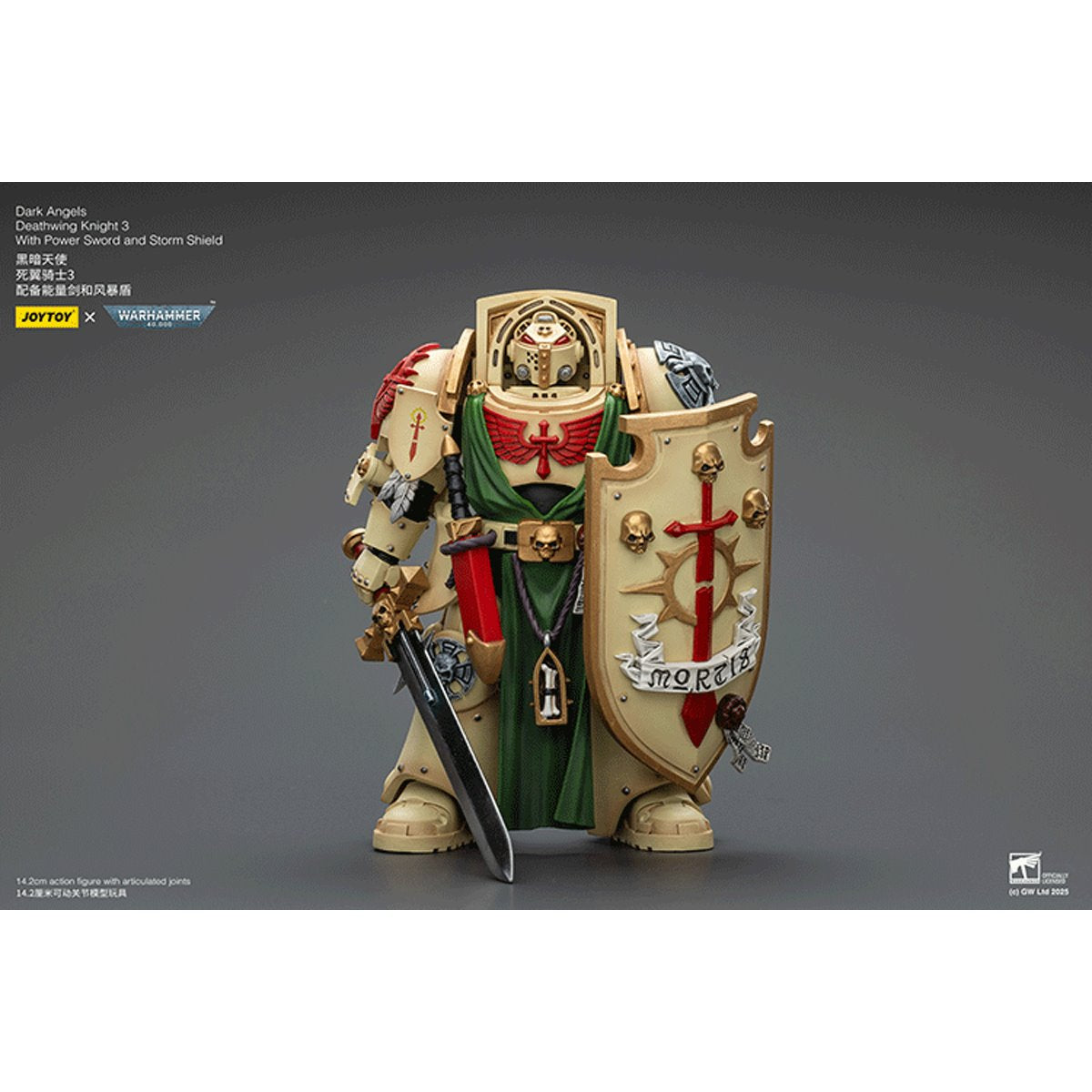 Warhammer 40,000 Dark Angels Deathwing Knight 3 1:18 Scale Action Figure